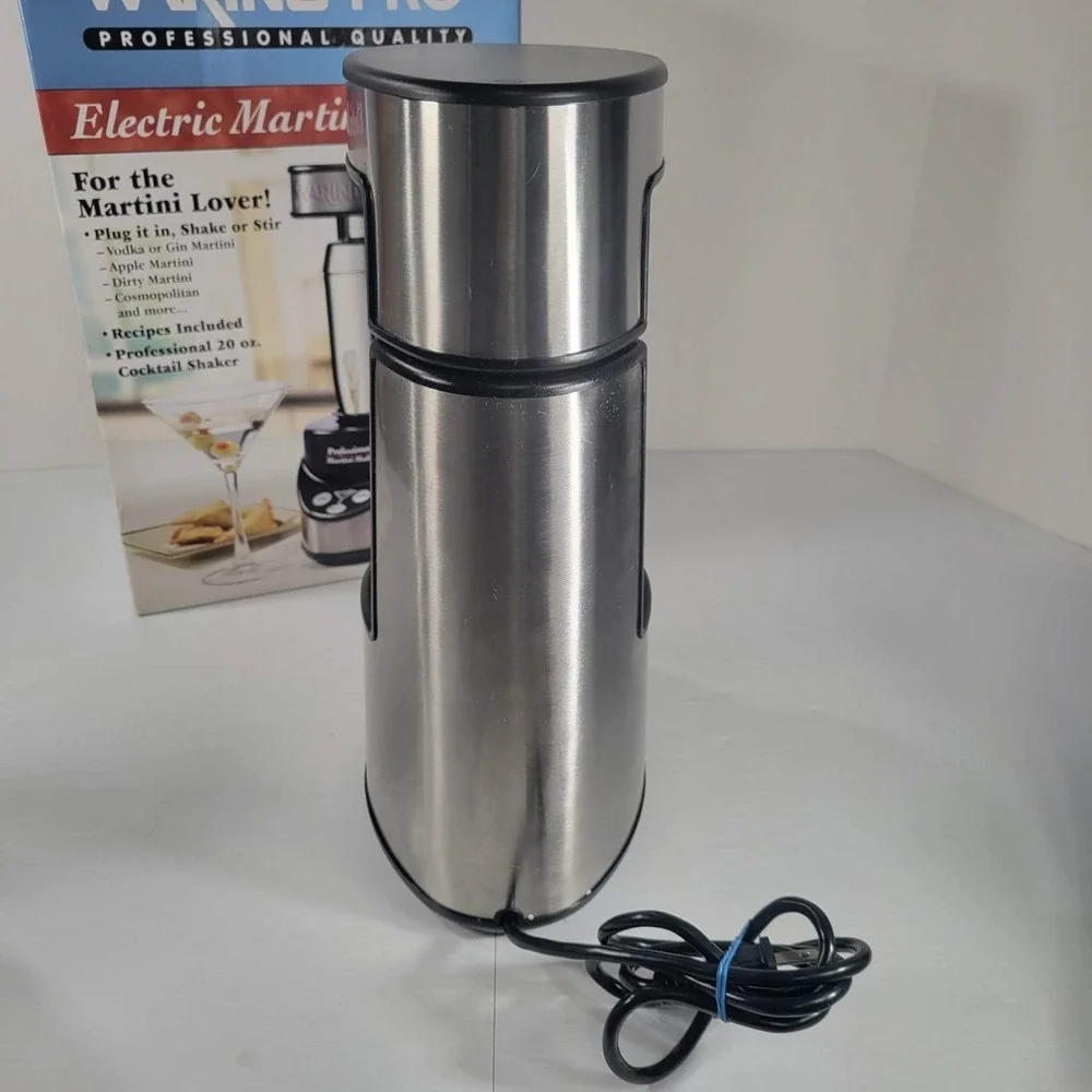 Waring Pro Professional Quality Electric Martini Maker Shaker WM007 Tested Works